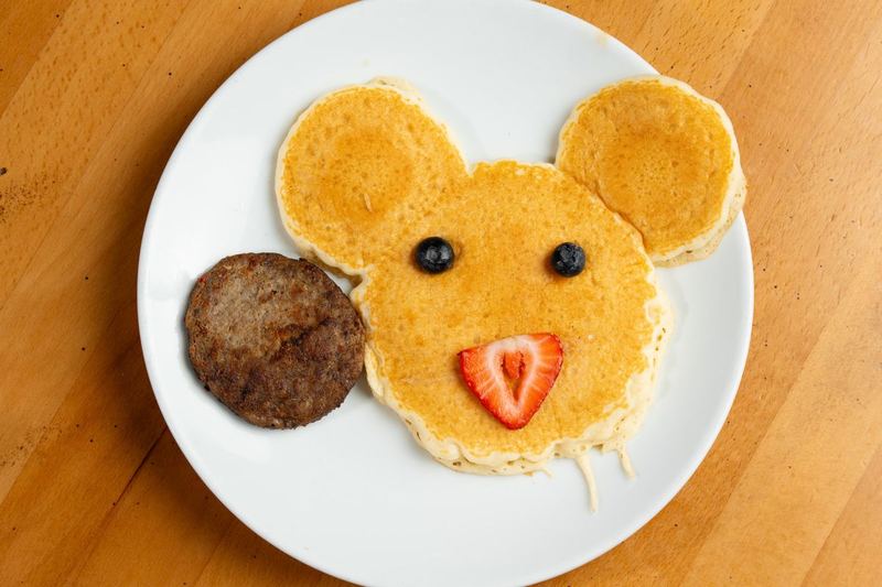Mickey Mouse as served at Sunview Cafe Anna
