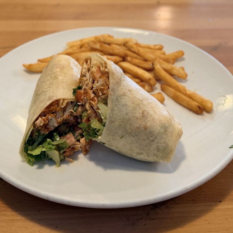 Ranch Chicken Wrap as served at Sunview Cafe Anna
